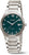 Reloj de pulsera Boccia para hombre con correa de titanio y esfera verde oscuro, cristal de zafiro