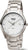 Reloj de pulsera para hombre Boccia con esfera plateada y correa de titanio puro, analógico