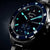 Withings Nova Smartwatch, caja de acero inoxidable, esfera azul oscuro con indicador de temperatura