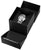 Swatch Reloj de mujer en caja de regalo negra abierta con pulsera de acero inoxidable plateado