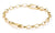 Pulsera Thomas Sabo con eslabones Connect, plata dorada, eslabones ovalados y redondos
