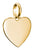Colgante Charm Thomas Sabo Corazón Connect, bañado en oro, con ojal para colgar arriba