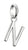 Colgante Thomas Sabo Letra N, colgante de metal plateado con ojal