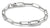 Pulsera de plata con eslabones de clip y eslabones Connect