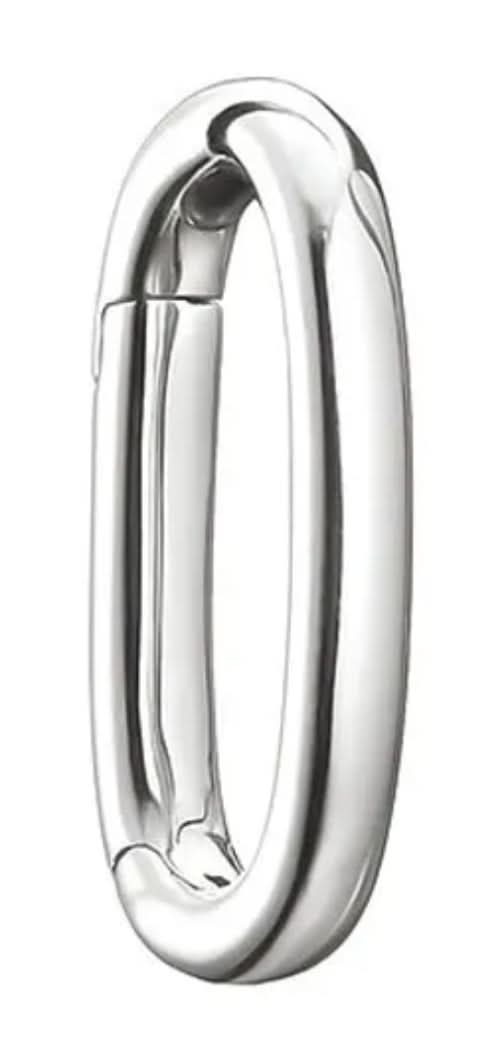 Conector de Charm Thomas Sabo de plata como anillo ovalado con ojal