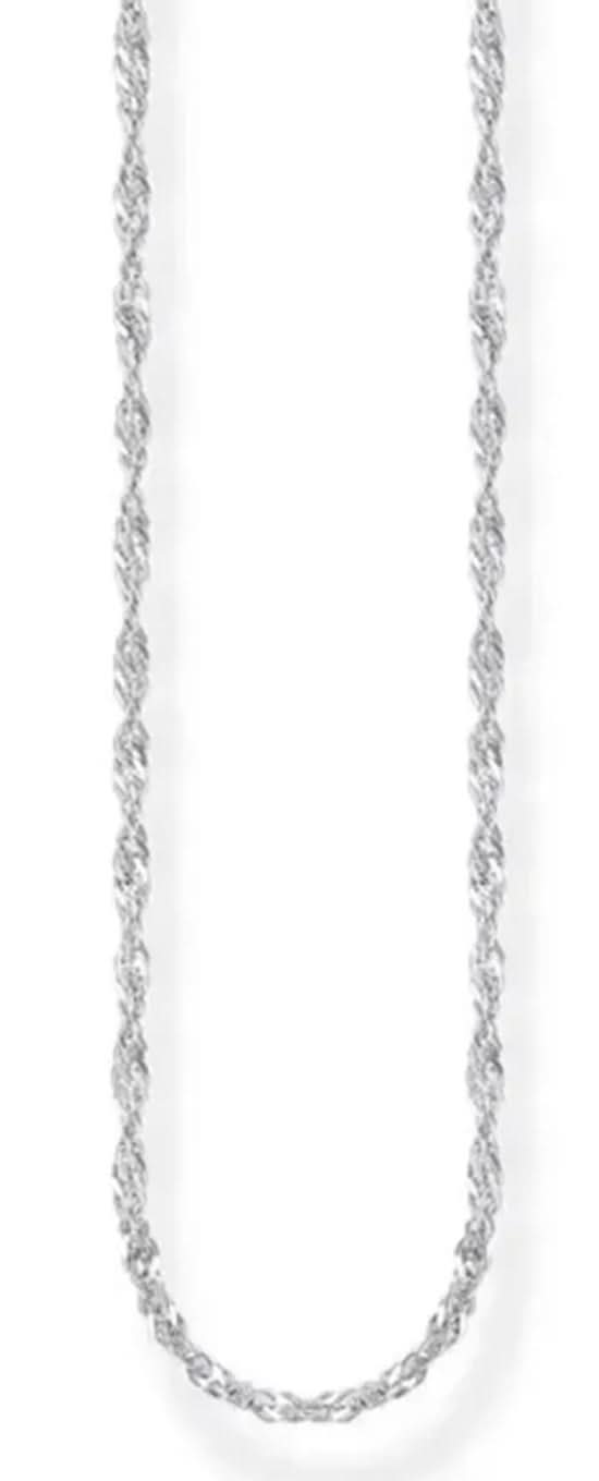 Collar de plata Thomas Sabo con cadena fina, longitud aprox. 45 cm