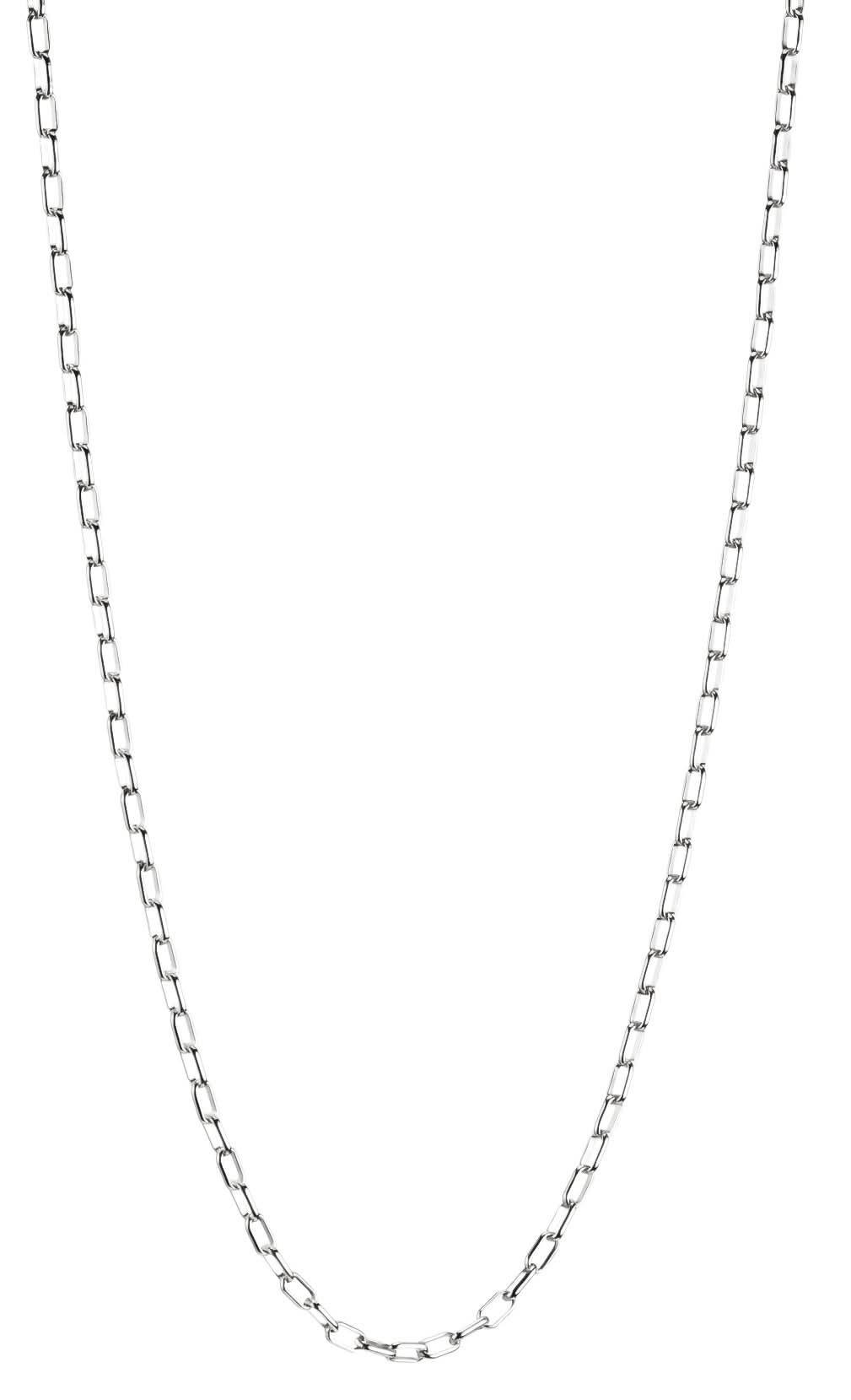 Pulsera Thomas Sabo con eslabones tipo paperclip, plateada, 45 cm