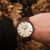 Holzkern Askja Herrenuhr • Naturholz & Marmor • Dual Time Quarzwerk, Bild 12
