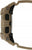 G-Shock reloj para hombre de lado con caja beige, controles negros y correa de plástico