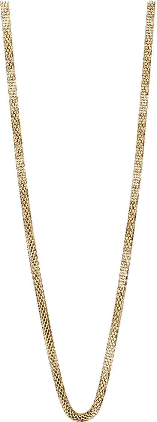 Collar de acero inoxidable con cadena de eslabones dorados, Bering Jewelry 423-20-500