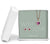 BERING Set de joyas: collar con colgante de corazón, corazón morado, más pendientes de corazón