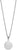 Collar de acero inoxidable con colgante redondo, grabado "BERING"