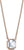 Collar de acero inoxidable con cadena de eslabones y colgante con piedra clara en montura