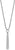 Collar de acero inoxidable con colgante de gota y cierre de anilla pequeño