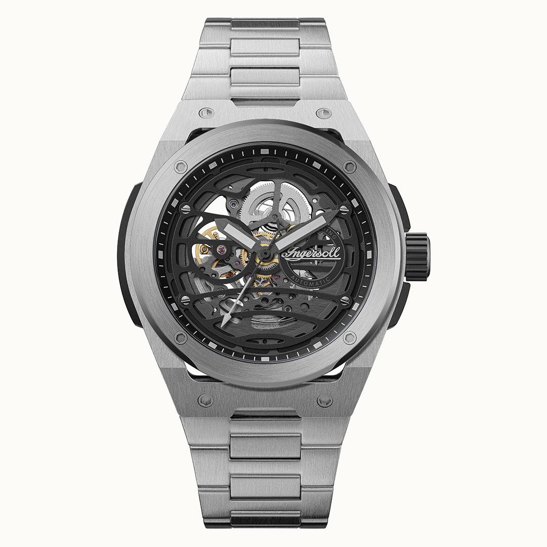 Ingersoll The Springfield I15203 Herrenuhr • Automatikwerk • Skelett-Zifferblatt