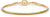 Pulsera de acero inoxidable, cadena de eslabones dorados con cierre, 210 mm