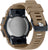 G-Shock reloj para hombre visto desde atrás con caja beige y tapa trasera plateada en la correa