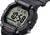 Reloj digital para hombre con caja negra y pantalla digital grande, batería de 10 años
