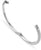 Pulsera de acero inoxidable con pavé de circonita, cierre desplegable y piedras brillantes