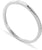 Pulsera de acero inoxidable lateral, con cierre y tiras de pedrería en el borde.