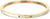 Pulsera de acero inoxidable en tono dorado con cierre y piedras decorativas