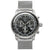 Zeppelin 100 Jahre 7680M-2 Herren Armbanduhr Schwarz • Schweizer Quarzwerk • Chronograph mit Alarm