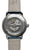 Pulsera de hombre con movimiento visible en la parte posterior y correa de cuero beige
