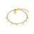 Prinzessin Lillifee 2033365 Pulsera Dorada • Revestimiento IP Gold • Cierre de Mosquetón