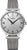 "Reloj de mujer Junkers con correa de malla plateada y esfera gris, manecillas y números"