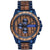 Holzkern Gareth Armbanduhr Blau-Braun • Quarzwerk • Edelstahl & Holz
