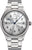Reloj Junkers para hombre con correa de acero inoxidable plateada, esfera redonda con números arábigos