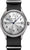 Reloj Junkers para hombre con caja plateada, correa textil negra y esfera clara