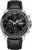 Reloj de pulsera Junkers para hombre con correa de cuero negra, esfera negra y cronógrafo