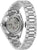 Reloj Bulova para hombre con esfera esqueleto y cristal transparente, correa de acero inoxidable