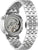 Reloj Bulova para hombre con movimiento automático visible en el fondo de cristal y correa de acero inoxidable