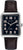 Reloj Bulova para hombre con esfera azul, correa de piel con estampado de serpiente en marrón y caja plateada