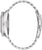 Reloj de hombre en vista lateral con caja y correa de acero inoxidable
