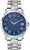 Reloj Bulova para hombre de acero inoxidable con esfera azul, ventana de fecha
