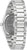 Pulsera Bulova para hombre, vista lateral con caja de acero inoxidable y estampado SAPPHIRE
