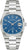 Reloj Bulova para hombre con esfera azul, correa de acero inoxidable plateado, 18 displays