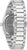 Reloj Bulova para hombre, caja plateada con impresión de cristal de zafiro y corona atornillada