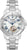 Reloj Bulova para mujer con esfera de nácar, segundero azul y correa de acero inoxidable