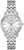 Reloj Bulova para mujer con esfera blanca, brazalete de acero inoxidable y cristal abombado
