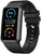 Atlanta Smartwatch 9720 para mujer con correa de silicona negra y pantalla rectangular