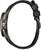 Reloj Bulova para hombre con correa negra, vista lateral con caja y pulsadores