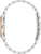 Bulova reloj de mujer lateral: caja de acero inoxidable bicolor con corona