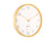 Karlsson Joy KA5926YE Wanduhr Ockergelb • Geräuschloses Sweep-Uhrwerk • Birkenholz-Design