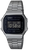 Reloj Casio Vintage con correa de metal plateada, pantalla digital redonda