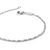 Pulsera de eslabones de plata con cierre y charms de bisagra