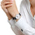 Mondaine Classic A667.30314.11SBBV Damenuhr Schwarz • Veganes Traubenleder • Tag-Datum-Anzeige, Bild 7